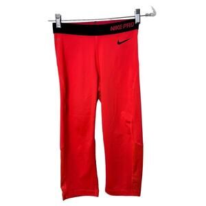 Nike Pro Hypercool Dri Fit Capris Coral Pink Women's Medium